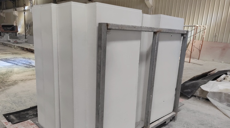 飾紀(jì)上品GRC廠家-廣西梧州風(fēng)電儲(chǔ)能GRC包柱子工程