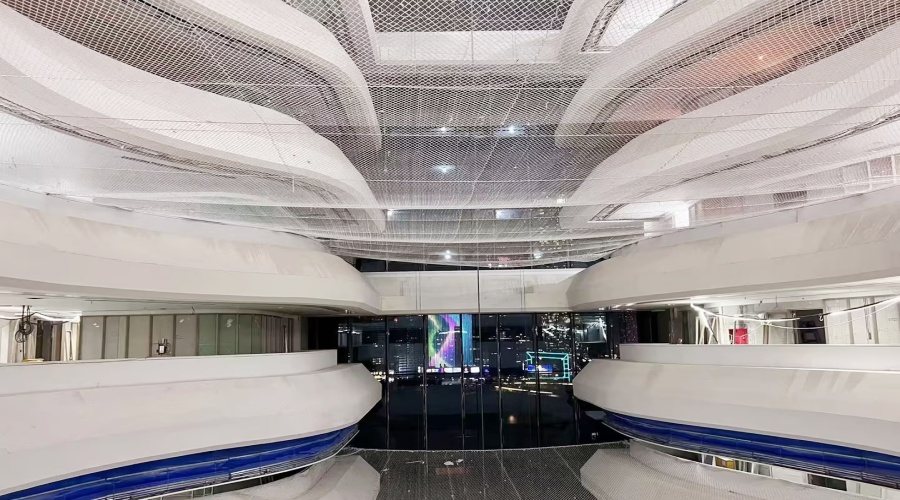 飾紀(jì)上品GRG廠家：深圳國(guó)際交流中心GRG攔河造型工程