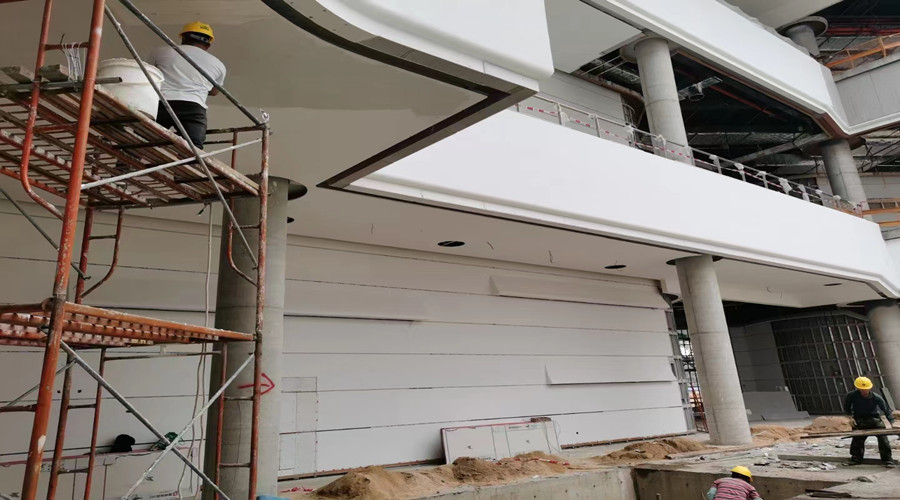 清遠(yuǎn)四館一中心GRG大板項目