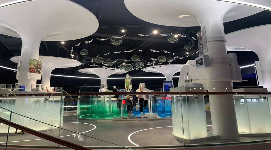 安踏會展中心博物館GRG柱子造型