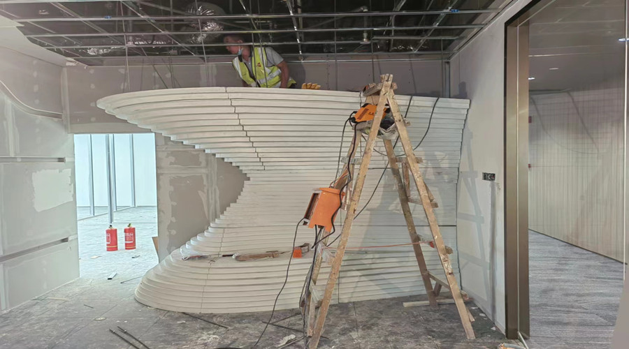 GRG構件安裝施工