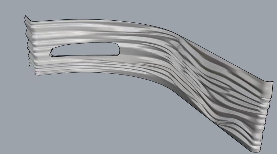 湖南長(zhǎng)沙會(huì)所GRG波浪板背景墻工程案例