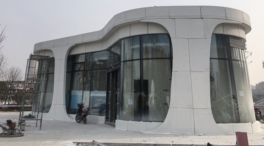 寧波五江口驛站GRC幕墻工程案例