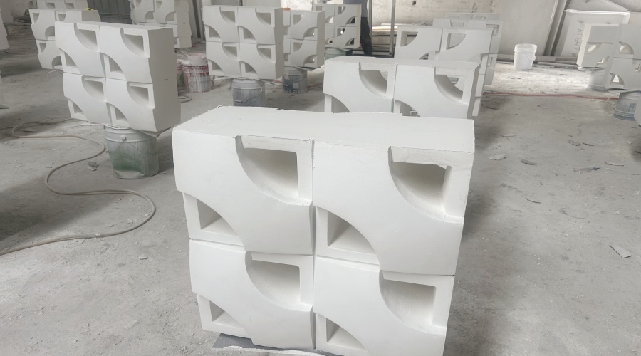 出口韓國(guó)GRC鏤空磚工程案例