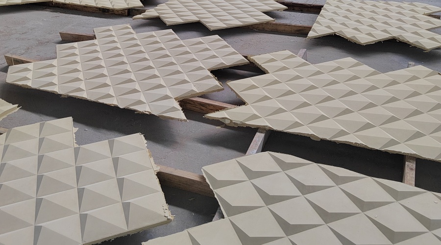 南京GRC菱形板造型的工程案例