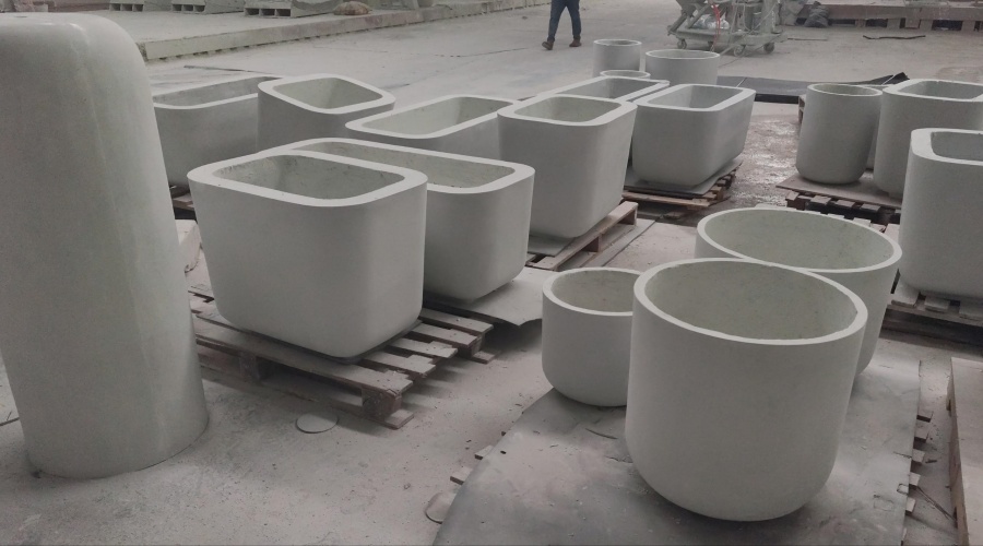 北京GRC花缽花箱的工程案例