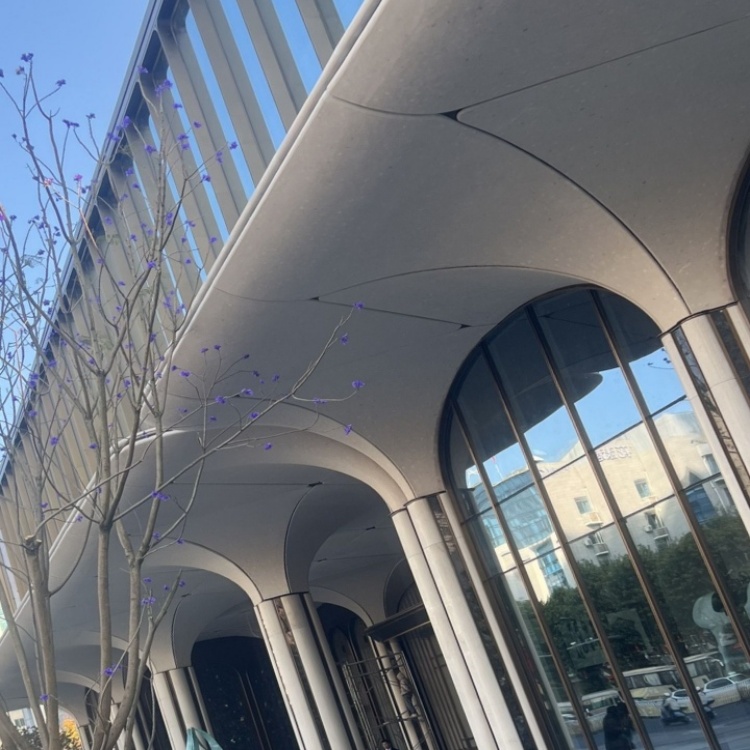 福建紫陽隱翠公館UHPC門頭柱子造型工程